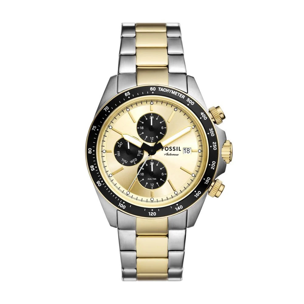 Fossil Men's Autocross Multifunction Two-Tone Stainless Steel Watch - FS6126