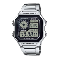 Casio Digital Multifunction World Timer AE-1200WHD-1AVDF