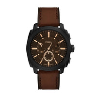 Fossil Men's Machine Chronograph, Black Stainless Steel Watch - FS6101