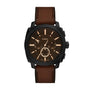 Fossil Men's Machine Chronograph, Black Stainless Steel Watch - FS6101