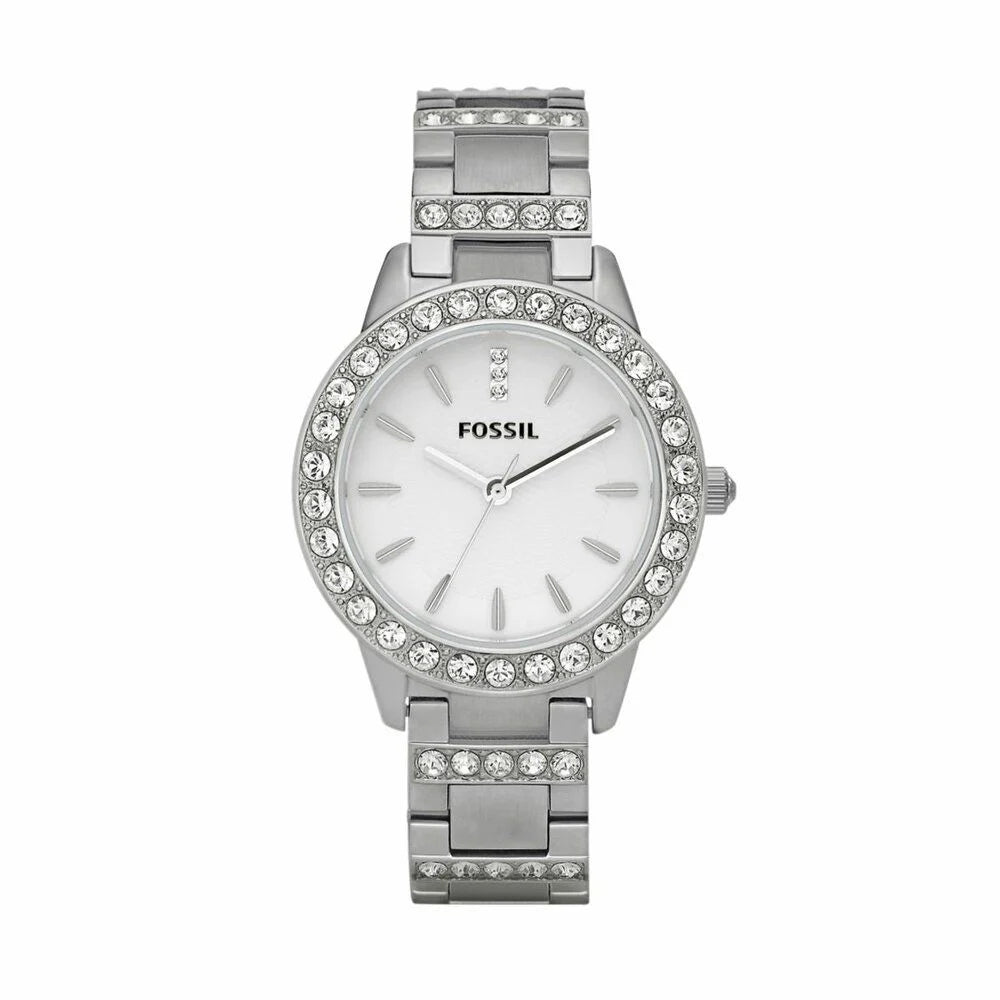 Fossil Women's Jesse Silver/Steel Round Stainless Steel Watch - ES2362