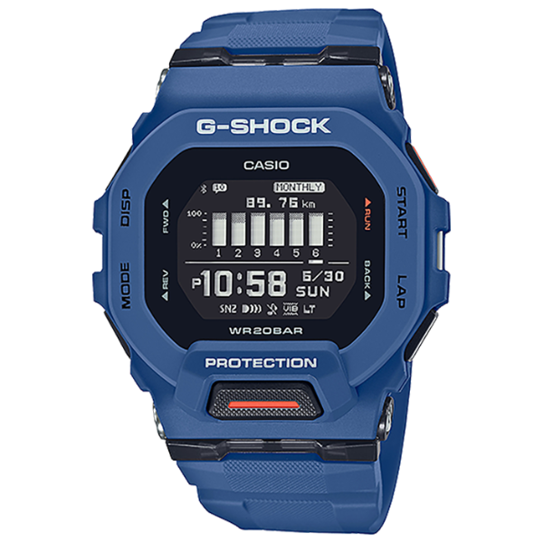 CASIO Men's G-SHOCK G-SQUAD Bluetooth Fitness Watch GBD-200-2ER