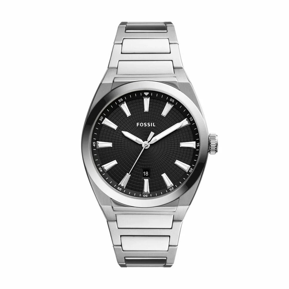 Fossil Men's Everett Three-Hand Date Stainless Steel Watch - FS5821