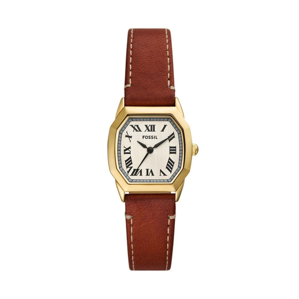 Fossil Women's Harlow Three-Hand, Gold-Tone Stainless Steel Watch - ES5364