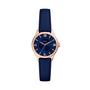 Fossil Women's Gilmore Three-Hand Navy Croco Leather Watch - ES5424