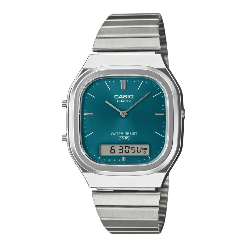 Casio Vintage Analog-Digital Watch - AQ-240E-3ADF