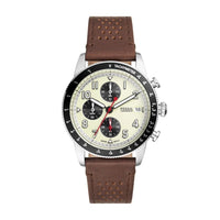 Fossil Sport Tourer Chronograph Brown LiteHide™ Leather Watch - FS6042