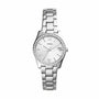 Fossil Women's Scarlette Mini Silver Round Stainless Steel Watch - ES4317