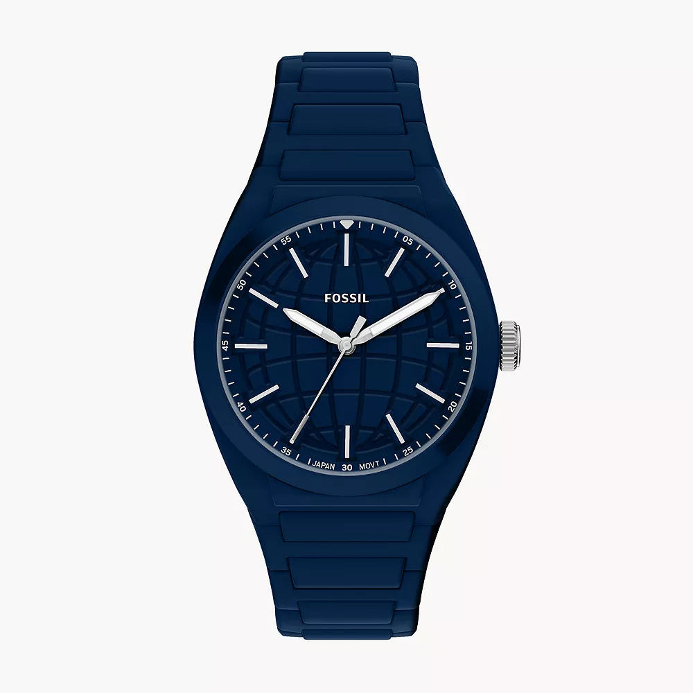 Fossil Men's Everett White Silicone Men's Watch FS6177