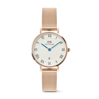 Daniel Wellington Petite Roman Numerals Date Rose Gold