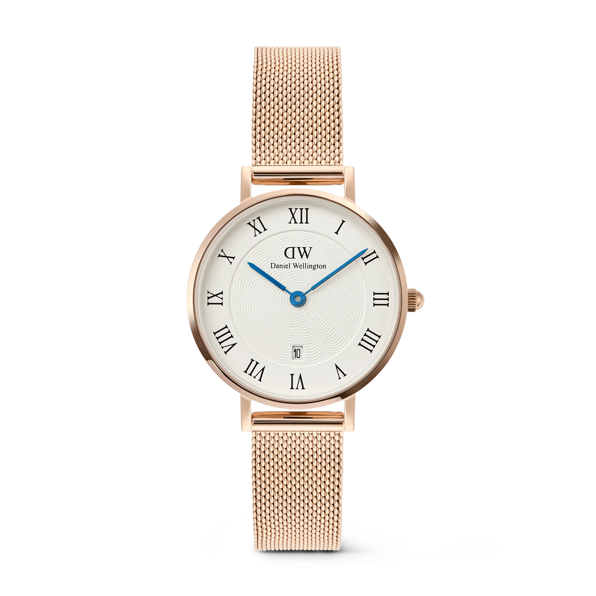 Daniel Wellington Petite Roman Numerals Date Rose Gold