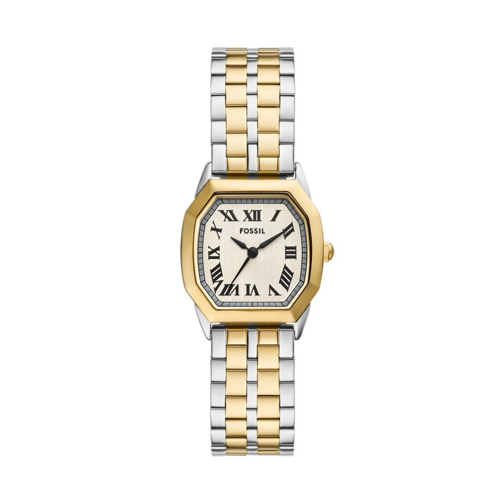 Fossil Women's Harlow Three-Hand, Two-Tone Stainless Steel Watch - ES5362