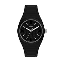 Fossil Men's Everett Black Silicone Men's Watch FS6175
