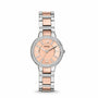 Fossil Women's Virginia Silver/Steel Round Stainless Steel Watch - ES3405