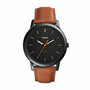 Fossil Men's The Minimalist 3H Light Brown Round Leather Watch - FS5305