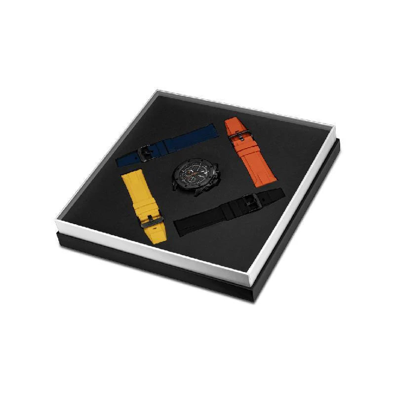Police Clout Orb Watch  - Interchangeable Silicone Bands PEWGO00777X1