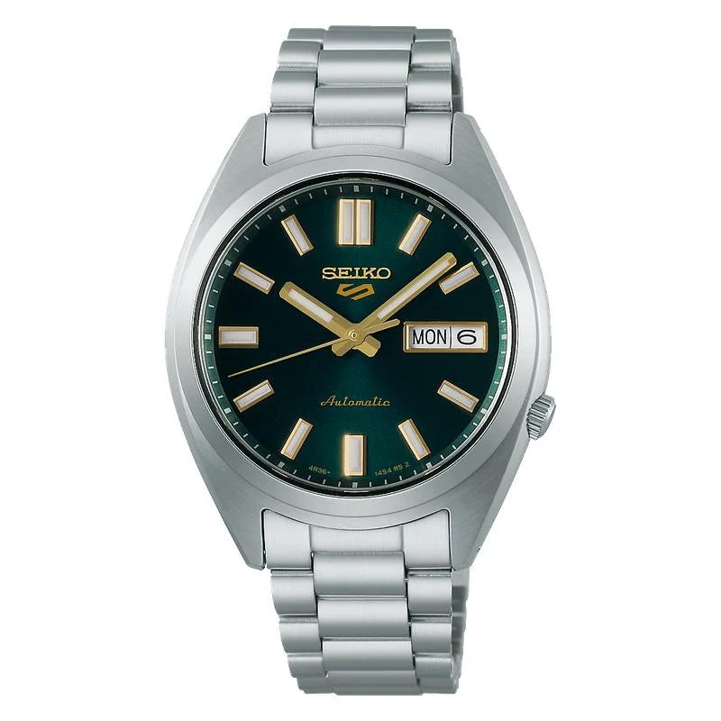 Seiko 5 Sports SNXS Vintage Gold Collection – in ‘Green Tie’ Automatic Watch