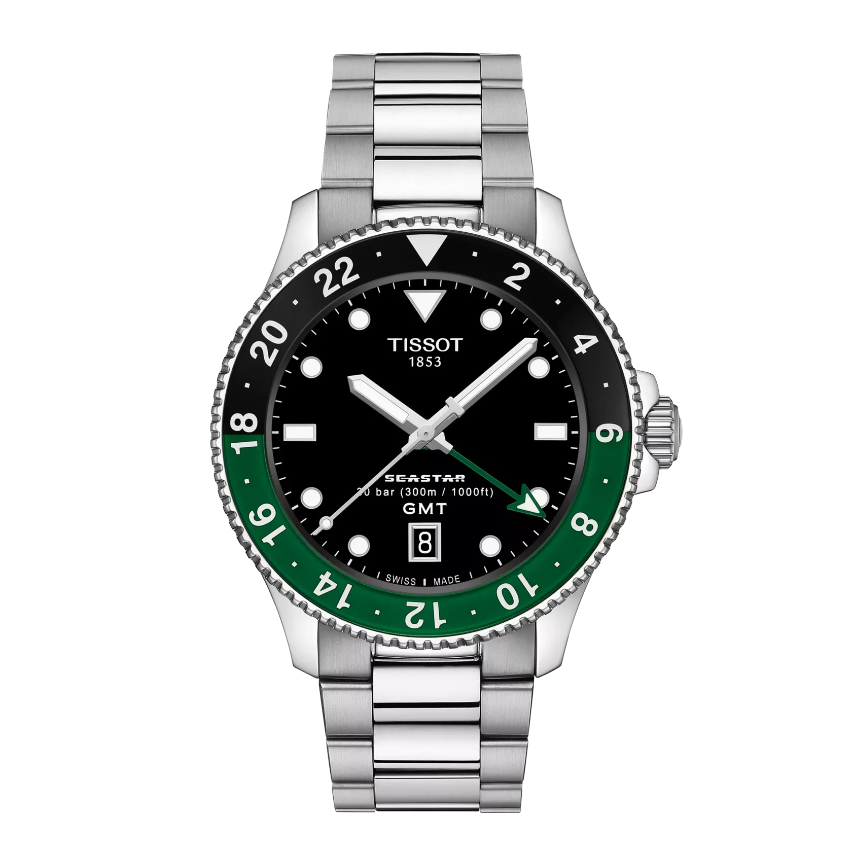 Tissot Seastar 1000 GMT 40mm T1208521105100