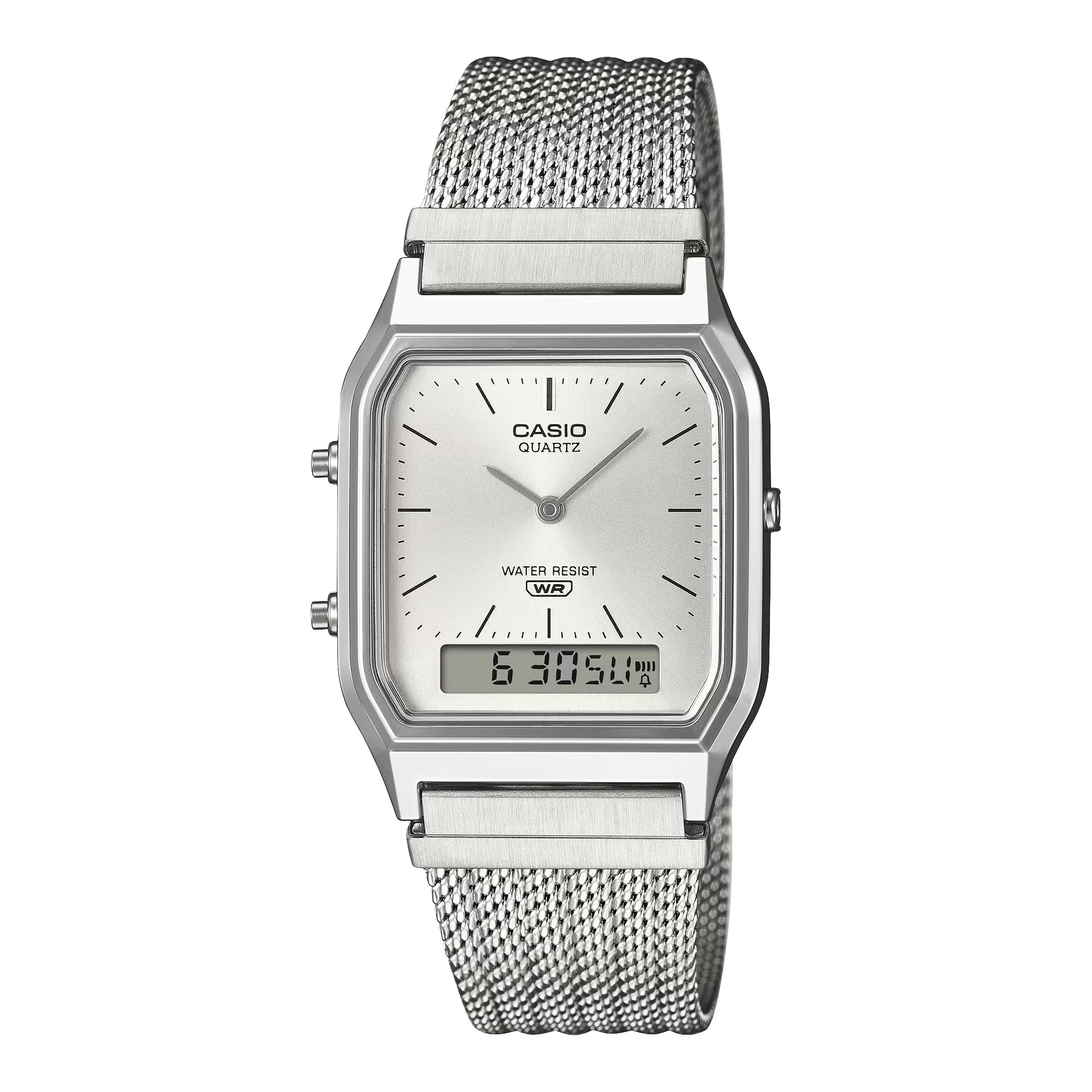 Casio Analog-Digital Mesh Band Watch - AQ-230EM-7ADF