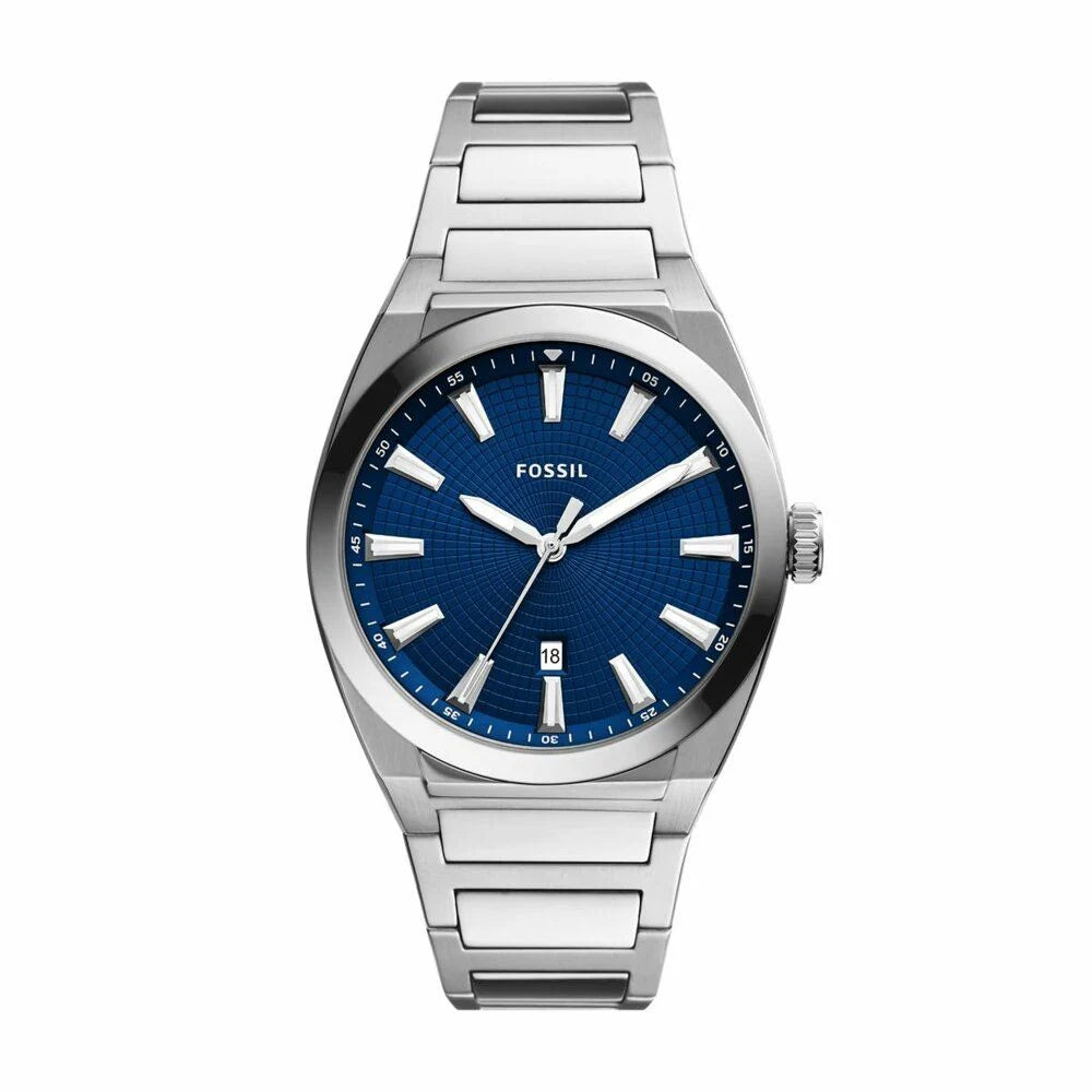 Fossil Men's Everett Three-Hand Date Stainless Steel Watch - FS5822