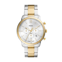 Fossil Men's Neutra Chronograph, Two-Tone Stainless Steel Watch - FS6112