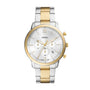 Fossil Men's Neutra Chronograph, Two-Tone Stainless Steel Watch - FS6112