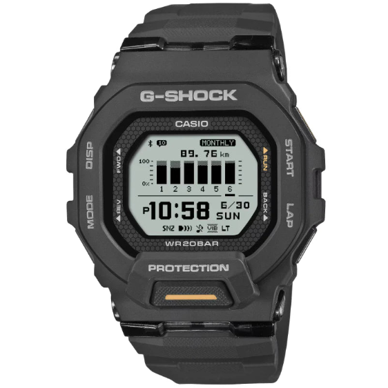 CASIO Men's G-SHOCK G-SQUAD Bluetooth Fitness Watch GBD-200-2ER