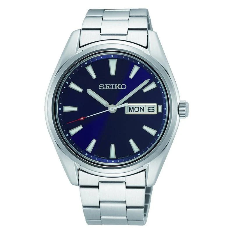 Seiko Neo Classic Blue Dial Stainless Steel Men’s Watch SUR341P1