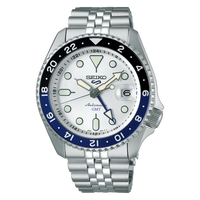 Seiko 5 Sports SKX GMT Sky Blue, Silver Cloud SSK033K1