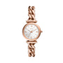 Fossil Carlie Three-Hand Rose Gold-Tone Stainless Steel Watch - ES5330
