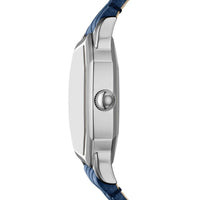 Fossil Women's Harlow Three-Hand Navy Croco Leather Watch - ES5425