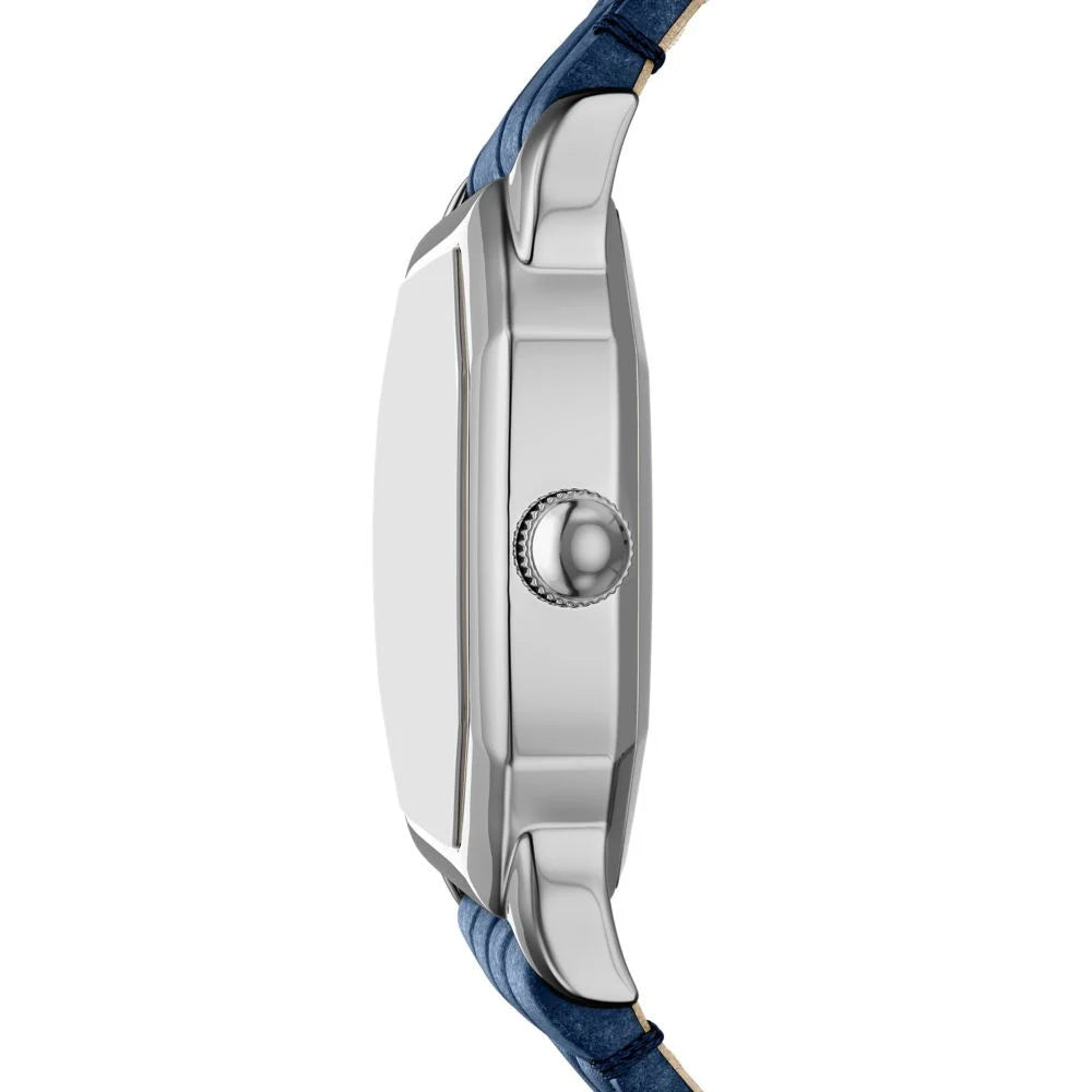 Fossil Women's Harlow Three-Hand Navy Croco Leather Watch - ES5425