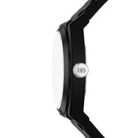Fossil Men's Everett Black Silicone Men's Watch FS6175
