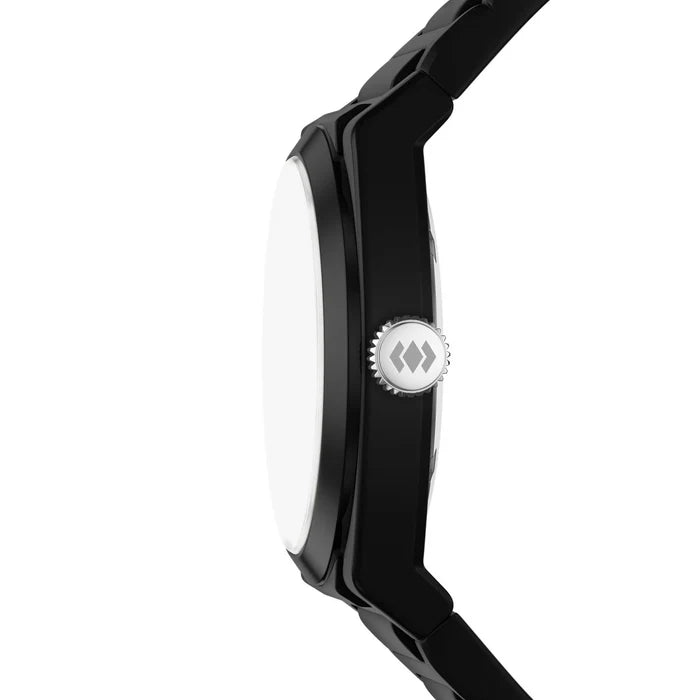 Fossil Men's Everett Black Silicone Men's Watch FS6175