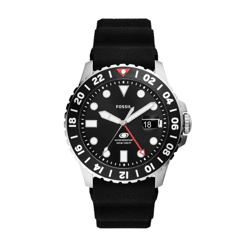 Fossil Men's Fossil Black GMT, Stainless Steel Watch, FS6036