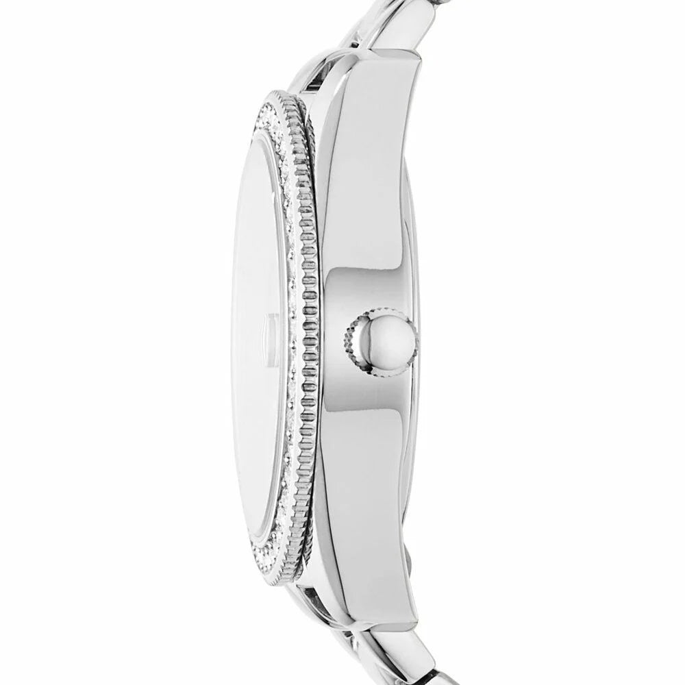 Fossil Women's Scarlette Mini Silver Round Stainless Steel Watch - ES4317