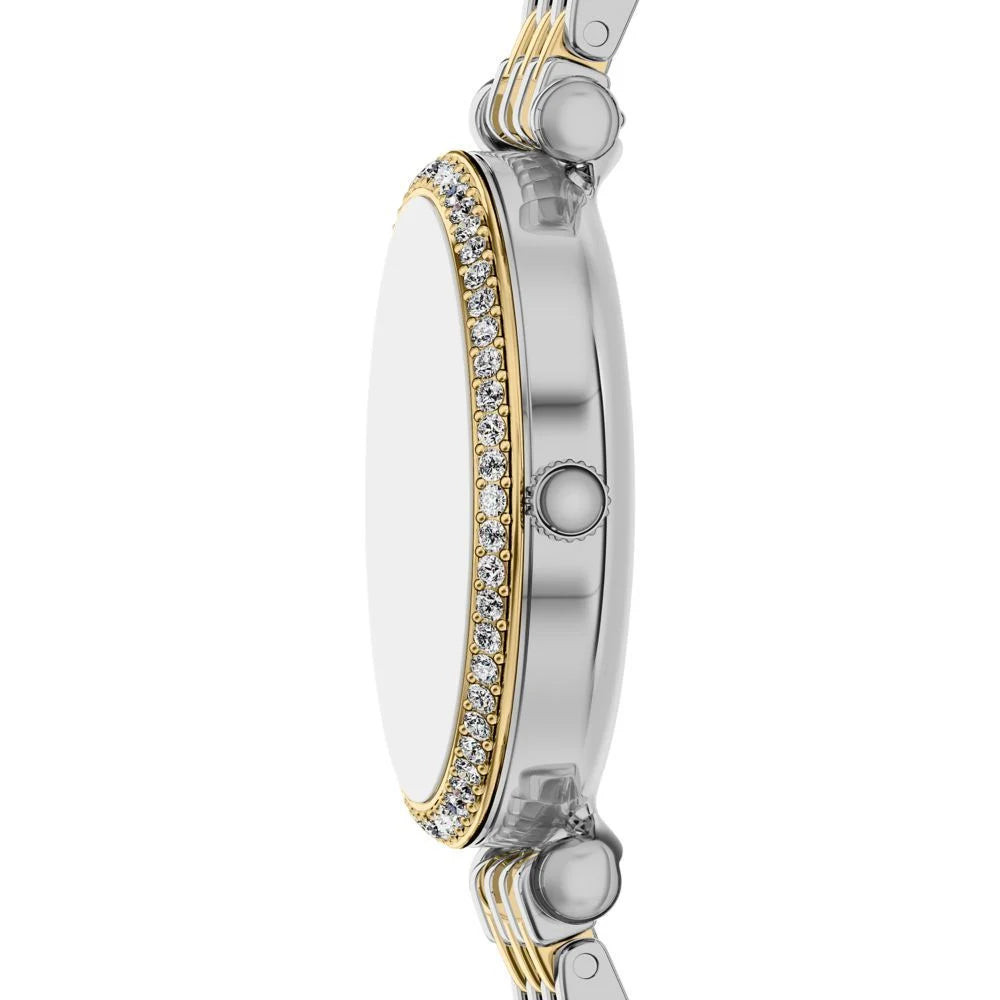 Fossil Women's Carlie Three-Hand Two-Tone Stainless Steel Watch - ES5438