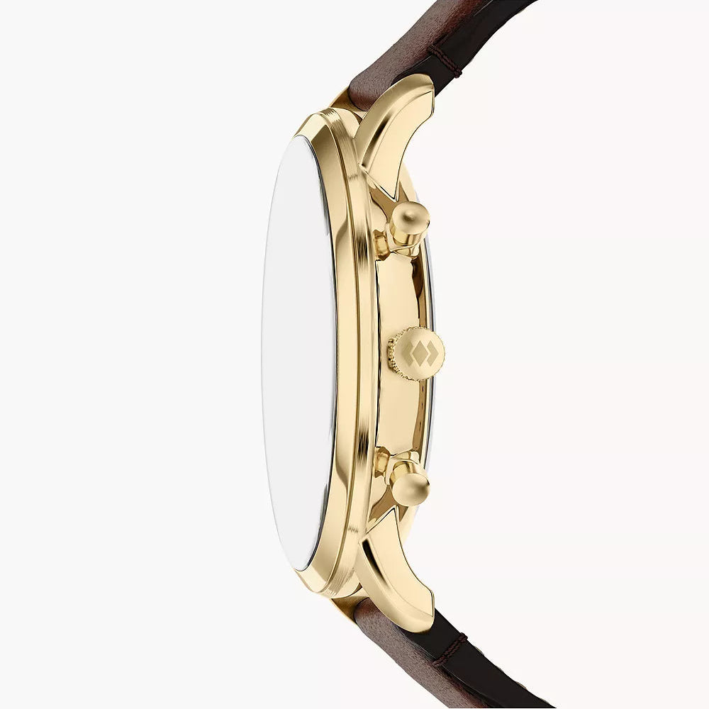 Fossil Men's Neutra Chronograph, Gold-Tone Stainless Steel Watch - FS6162