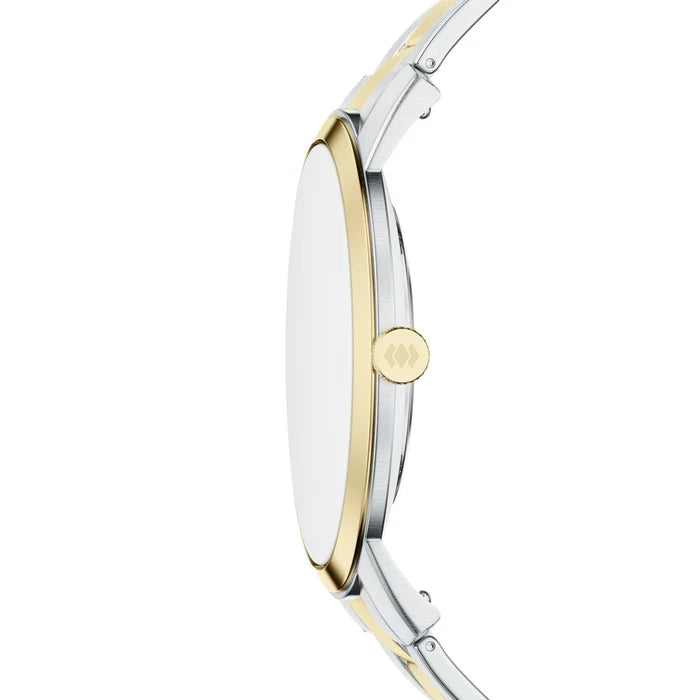 Fossil Men's Minimalist 3 Hand Two-Tone Stainless Steel Watch - FS6182