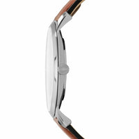 Fossil Men's The Minimalist 3H Round brown Leather Watch - FS5304