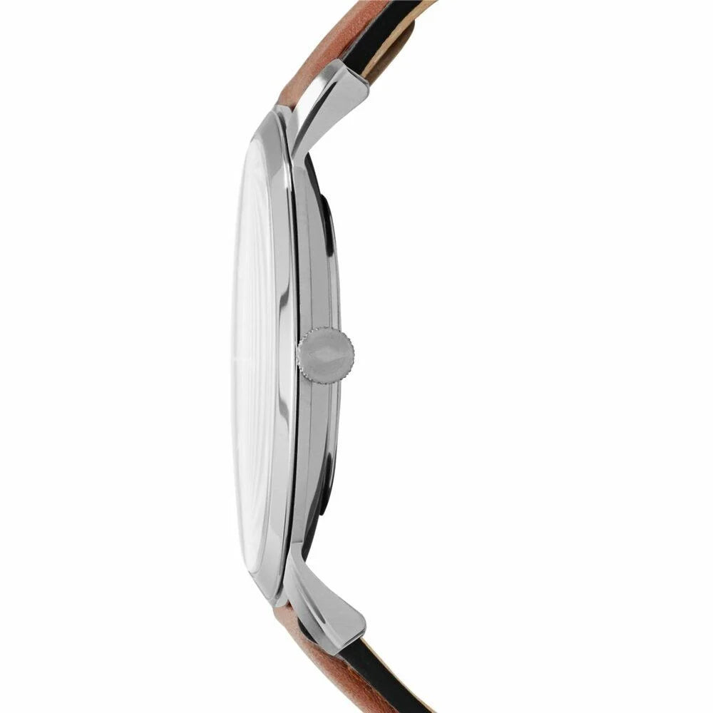 Fossil Men's The Minimalist 3H Round brown Leather Watch - FS5304