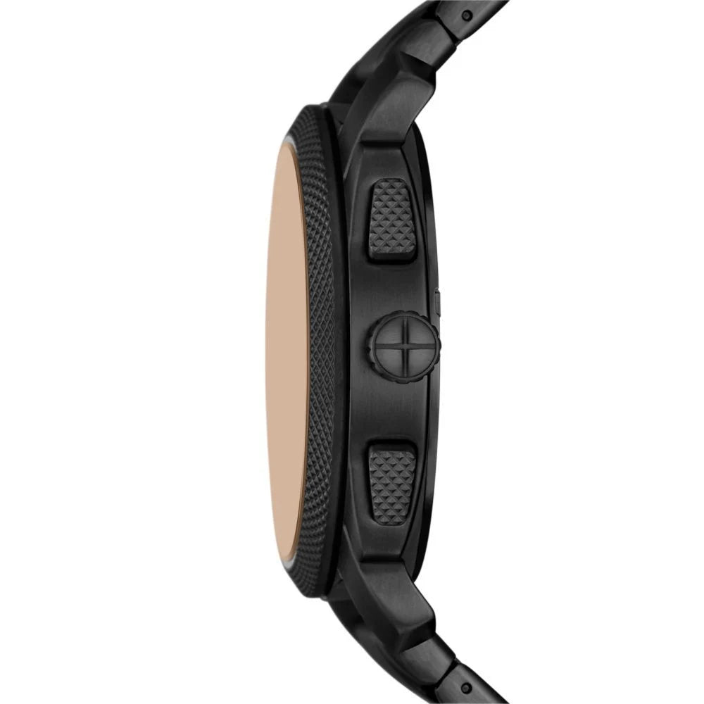 Fossil Men's Machine Chronograph, Black Stainless Steel Watch - FS6097