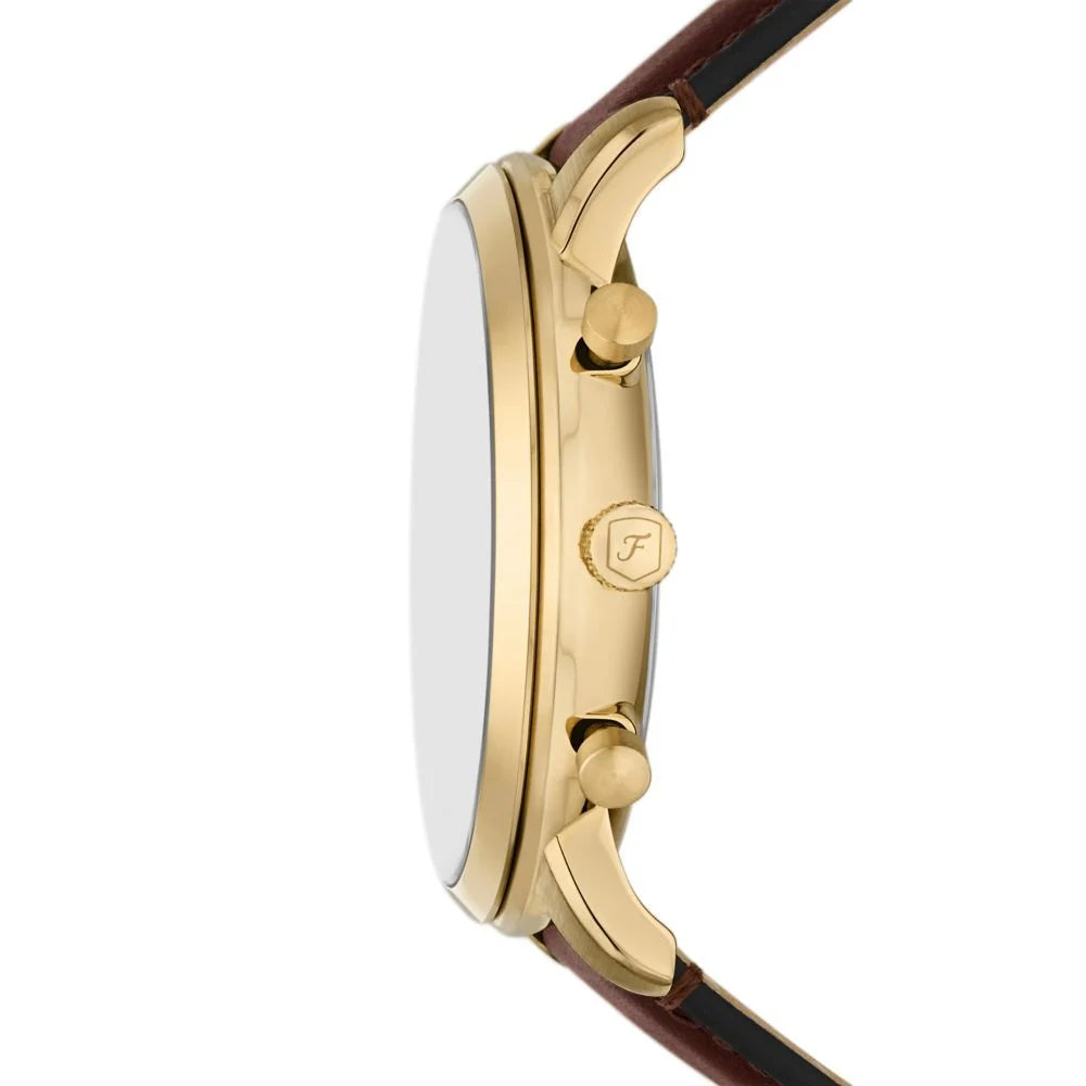 Fossil Men's Neutra Chronograph, Gold-Tone Stainless Steel Watch - FS6113