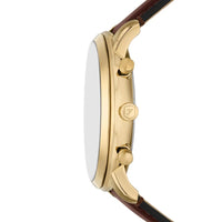 Fossil Men's Neutra Chronograph, Gold-Tone Stainless Steel Watch - FS6113