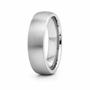 6mm Tungsten Brushed Dome Comfort Fit Band