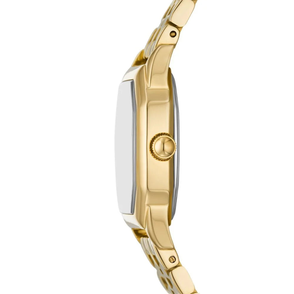 Fossil Women's Harlow Three-Hand, Gold-Tone Stainless Steel Watch - ES5361