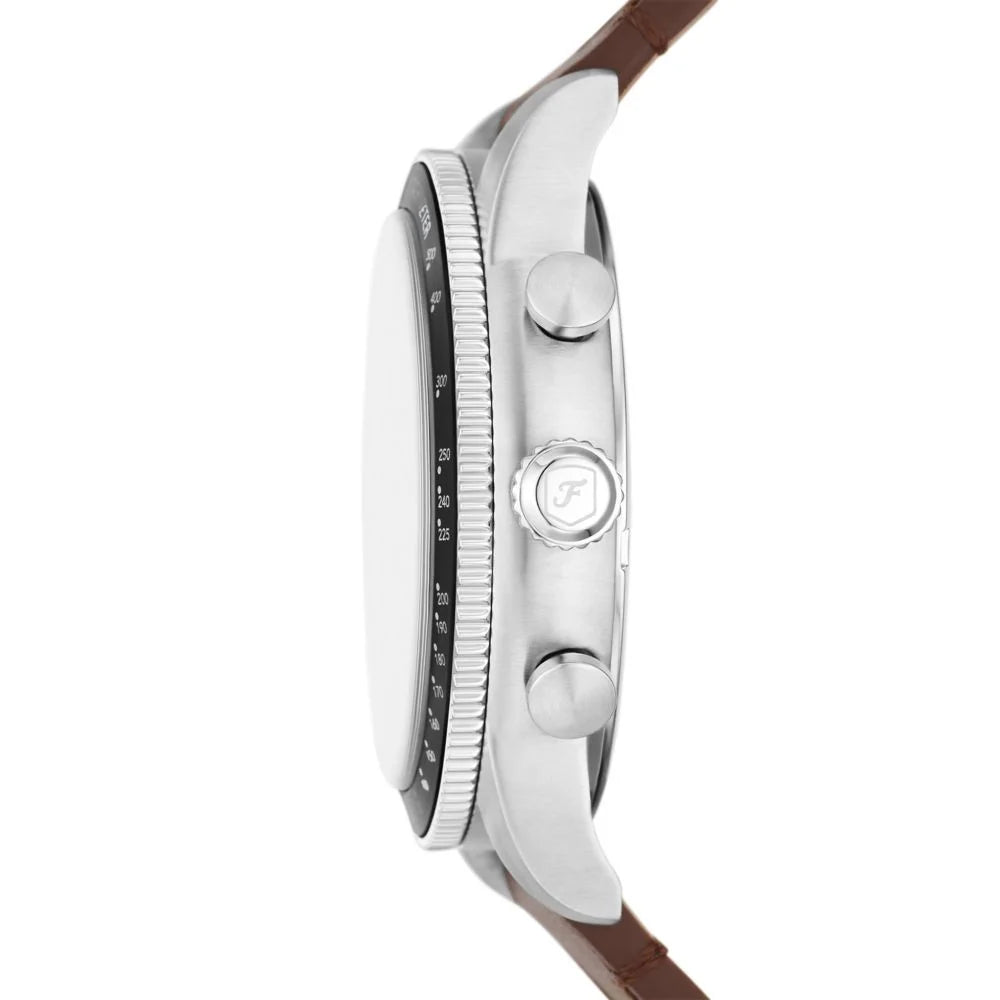Fossil Sport Tourer Chronograph Brown LiteHide™ Leather Watch - FS6042