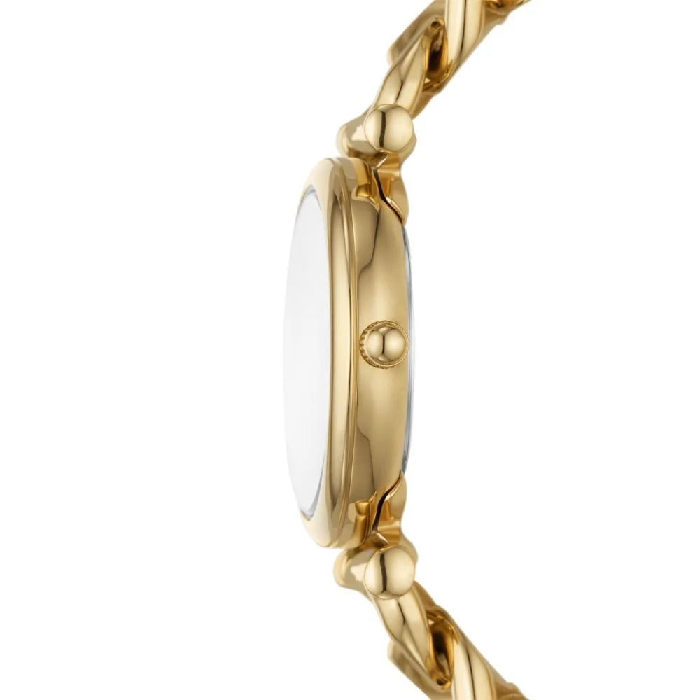 Fossil Carlie Three-Hand Gold-Tone Stainless Steel Watch - ES5329