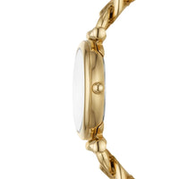 Fossil Carlie Three-Hand Gold-Tone Stainless Steel Watch - ES5329