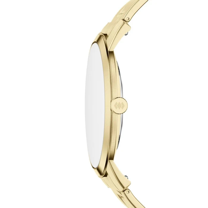 Fossil Men's Minimalist 3 Hand Gold Stainless Steel Watch - FS6181